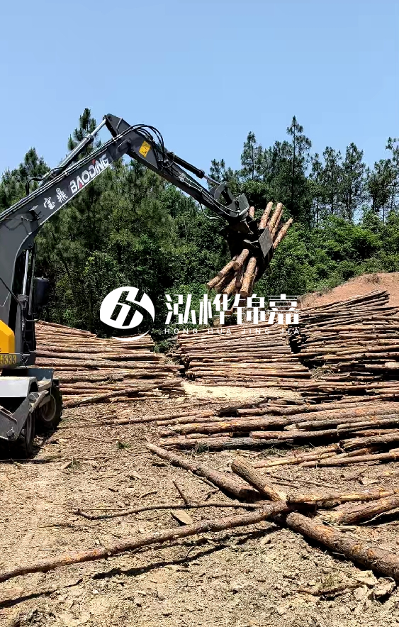 云南4米松木樁批發(fā)價(jià)格多少-4米小頭13-15直徑多少錢一根?